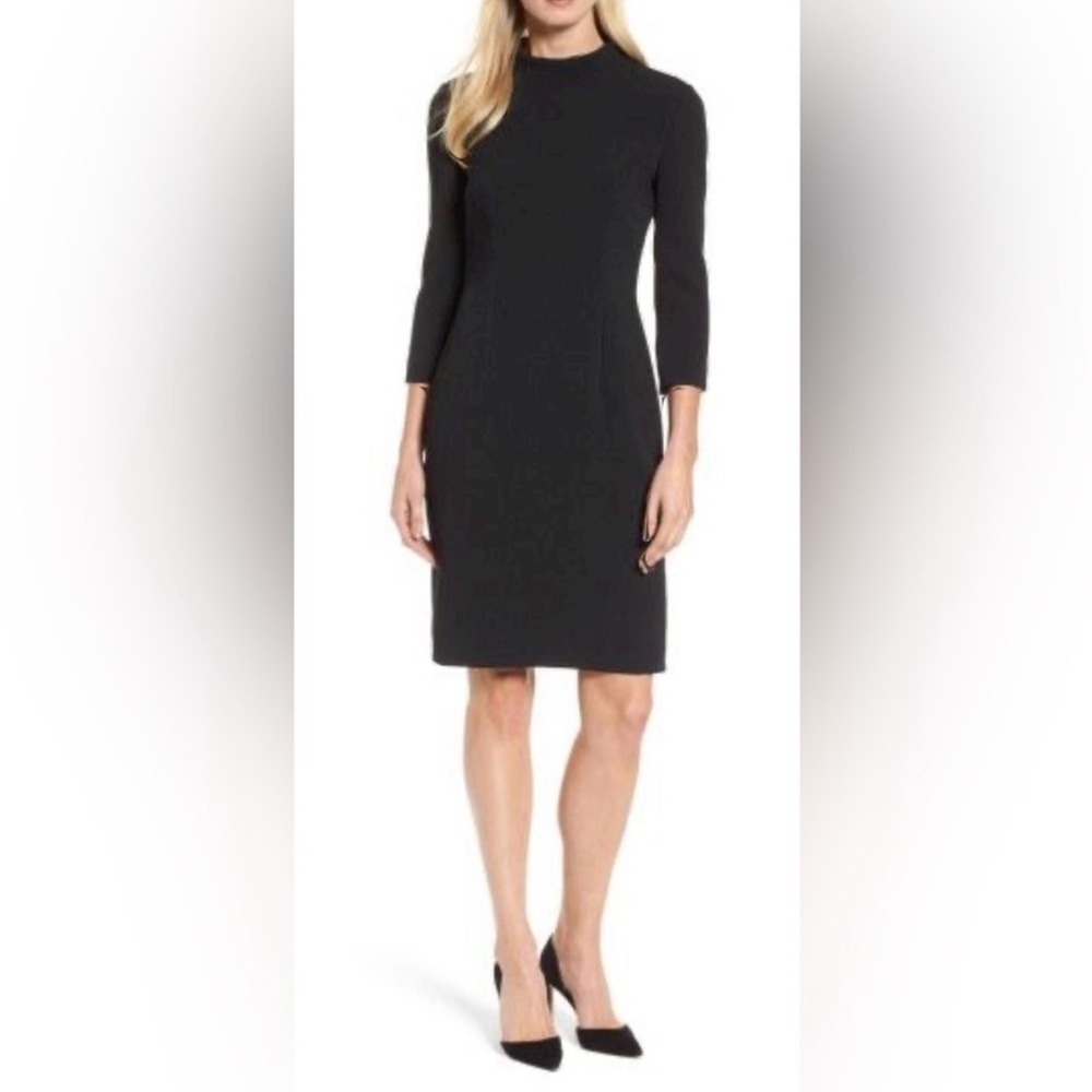 BOSS Hugo Boss Hadena Mock Neck Dress